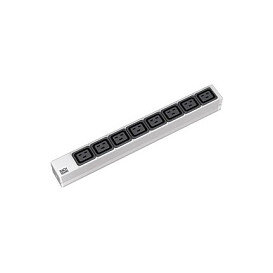 BACHMANN 48,26cm 19Zoll Steckdosenleiste 8x C19 Buchse C20 Stecker