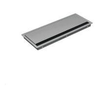 BACHMANN Einbaurahmen CONI 4-fach silber RAL 9006