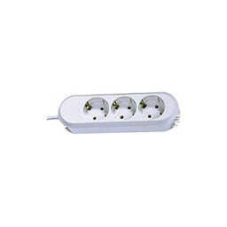 BACHMANN SMART Steckdosenleiste 3x Schutzkontakt weiss 1,5m