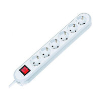 BACHMANN SMART Steckdosenleiste 6x Schutzkontakt Schalter...