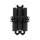 BACHMANN Verteilerblock WIELAND GST18 1xIn/2xOut mit Befestigungsmglichkeit schwarz