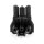 BACHMANN Verteilerblock WIELAND GST18 1xIn/2xOut mit Befestigungsmglichkeit schwarz