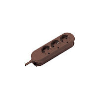 BACHMANN SMART 3xCEE7/3 braun 3x Schutzkontakt