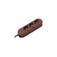 BACHMANN SMART 3xCEE7/3 braun 3x Schutzkontakt