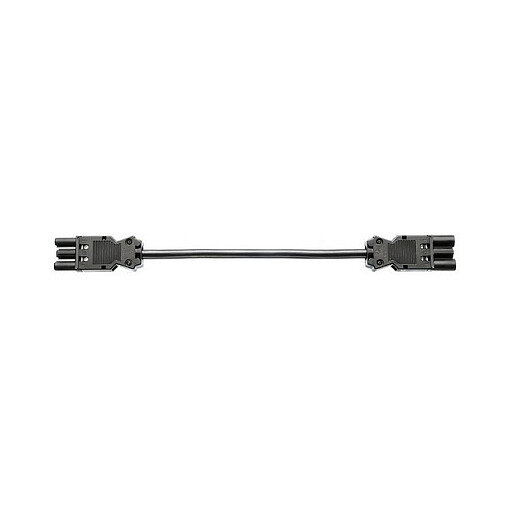 BACHMANN Gerteverlngerung GST18-3 Stecker/Kupplung schwarz 0,3m