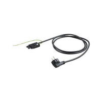 BACHMANN Gertezuleitung CEE7/7 Erdanschluss GST18 schwarz 5m