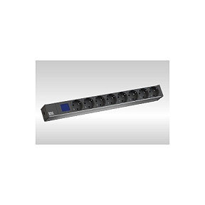BACHMANN BN0500 48,26cm 19Zoll 1HE 8xC19 Strom 2,0m CEE7/7