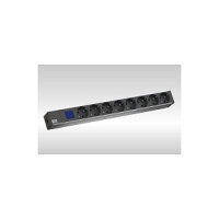 BACHMANN BN0500 48,26cm 19Zoll 1HE 8xC19 Strom 2,0m CEE7/7
