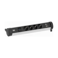 BACHMANN CYCLE Base 4xCEE7/3 1xSchalter 1xUSB A/C 22W...
