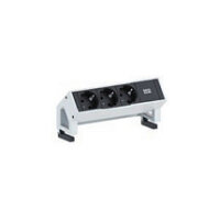 BACHMANN DESK2 3x Schutzkontakt GST18 weiss