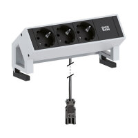 BACHMANN DESK2 3xCEE7/3 Strom 0,2m