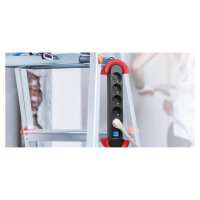 BACHMANN HOOK Indoor 5x Schutzkontakt Kunststoff mit Schalter 5m