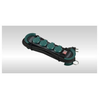 BACHMANN HOOK Outdoor 4x Schutzkontakt Kunststoff mit...