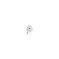 BACHMANN Euroflachstecker weiss Schraubanschluss VE 3...