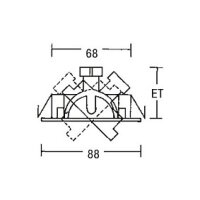 Brumberg 00196307 EB-Strahler BREENA rund ws 13W 12V schwenk