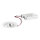 Brumberg 39263173 Nivalis LED-Einbaustrahler 230 V AC 50 Hz 8W 3000K 650lm ws DA 68mm