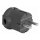 BACHMANN Schutzkontaktstecker schwarz bruchfest montierbar IP 20 Winkel