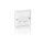 Equip Unterputzdose nur Frontplatte 2 Keystone 45° RAL 9010