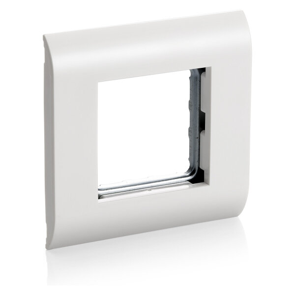 Equip Unterputzdose Frontplatte French Modular 45x45 RAL9010 Polybeutel