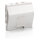 Equip Unterputzdose Einsatz French 1 Keystone 45x45 RAL9010 Polybeutel