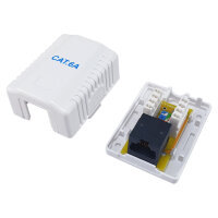 Equip Aufputzdose Cat6A 1-Port RJ45 UTP