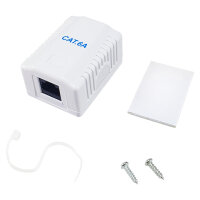 Equip Aufputzdose Cat6A 1-Port RJ45 UTP