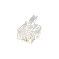 Equip Modularstecker Western 6P4C RJ12 100 Stück