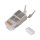 Equip Stecker Cat.8 RJ45 geschirmt 50er Set grau