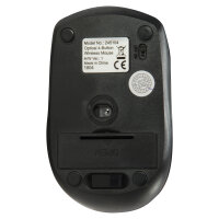 Equip Optische Maus kabellos USB Travel 4 Tasten R+L schwarz
