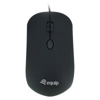 Equip Optische Maus USB Komfort Rechts-Linkshänder 1.8m sw