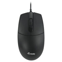 Equip Optische Maus USB-A Silent Rechts-Linkshänder 1.5m sw