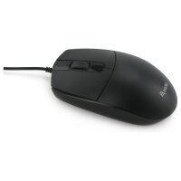Equip Optische Maus USB-A Silent Rechts-Linkshänder 1.5m sw