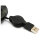 Equip Optische Maus USB Travel Rechts-Linkshänder 0.8m sw