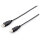 Equip USB Kabel 2.0 A-B St/St 1.00m schwarz Polybeutel