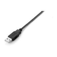 Equip USB Kabel 2.0 A-B St/St 2.00m schwarz Polybeutel