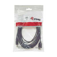 Equip USB Kabel 2.0 A-B St/St 2.00m schwarz Polybeutel