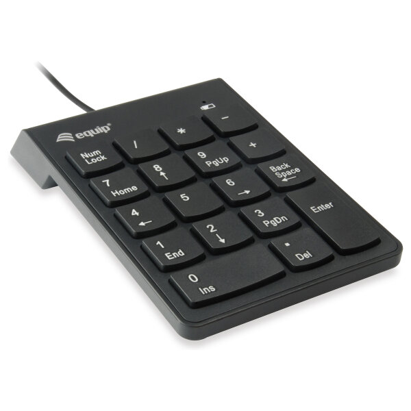 Equip Kabelgebundene USB Nummernblock schwarz