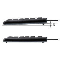 Equip Kabelgebundene USB Keyboard schwarz. italieni