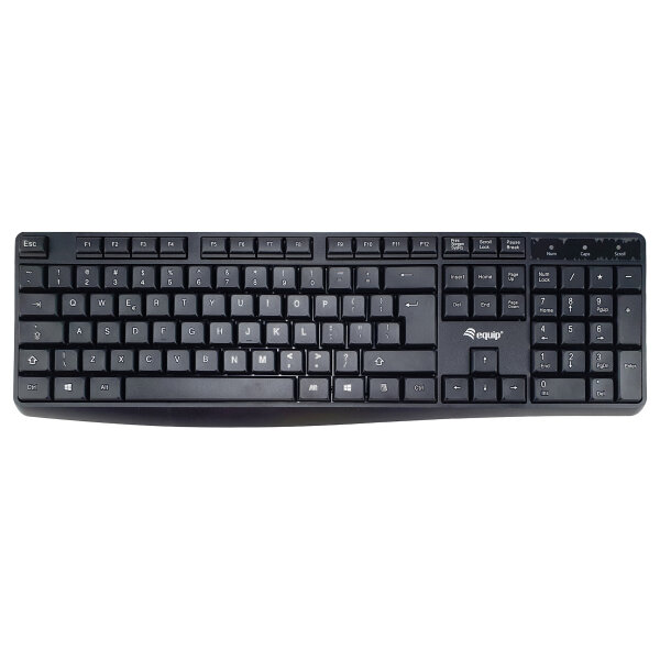 Equip Kabelgebundene USB Keyboard schwarz.US Layout