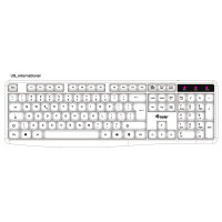 Equip Kabelgebundene USB Keyboard schwarz.US Layout