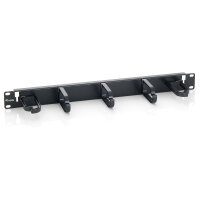 Equip Kabelmanagement Panel 19" 1HE schwarz RAL 9005