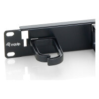 Equip Kabelmanagement Panel 19" 1HE schwarz RAL 9005