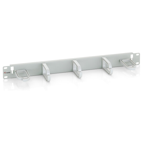 Equip Kabelmanagement Panel 19" 1HE hellgrau RAL 7035