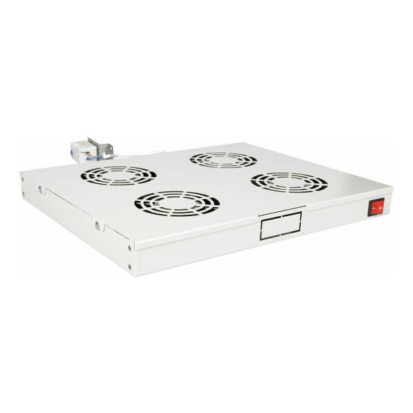 Equip Lüftermodul 19" für Serverschränke. 4xLüfter RAL7035