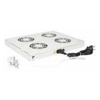 Equip Lüftermodul 19" für Serverschränke. 4xLüfter RAL7035