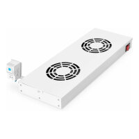 Equip Lüftermodul 19" für Serverschränke. 2xLüfter RAL7035