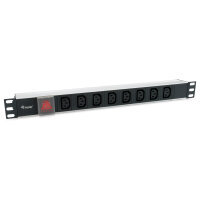 Equip Steckdosenleiste 19"(1HE)8fach IEC320C14.1.8m Kabel.si