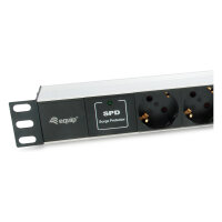 Equip Steckdosenleiste 19"(1HE)7fach Schuko16A.1.8m Kabl. si