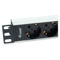 Equip Steckdosenleiste 10"(1HE)4fach Schuko.CEE 1.5m.Kabl.si