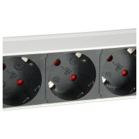 Equip Steckdosenleiste 19"(1HE)7fach mit Ü-Schutz + Schalt